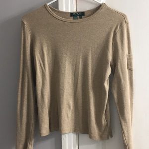 Ralph Lauren beige long sleeve